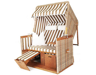 chaise de plage JUIST M 2 places chaise de plage JUIST M 2 places