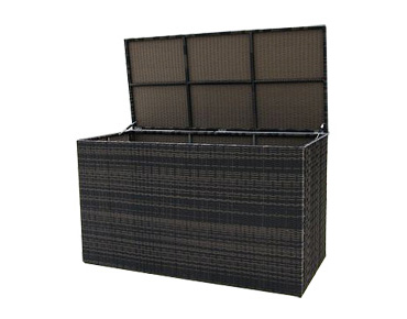 Coffre de rangement en résine tressée Ketut Coffre de rangement en résine tressée Ketut