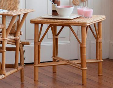 Table basse en rotin Lame Table basse en rotin Lame