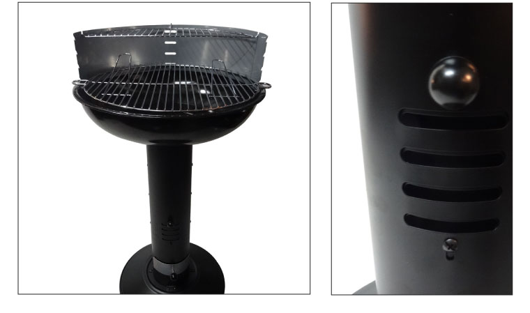 Barbecue pied rond charbon Barbecue pied rond charbon