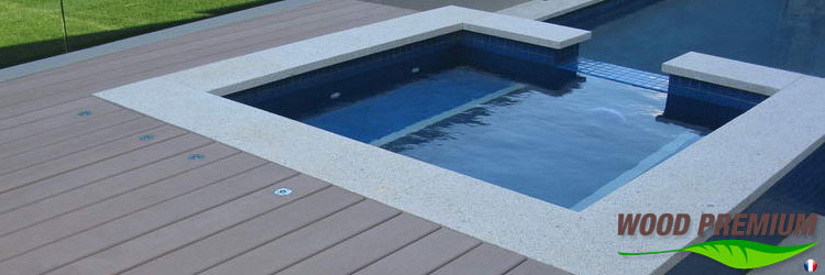 Bois composite WOOD PREMIUM pour plages piscine et terrasses