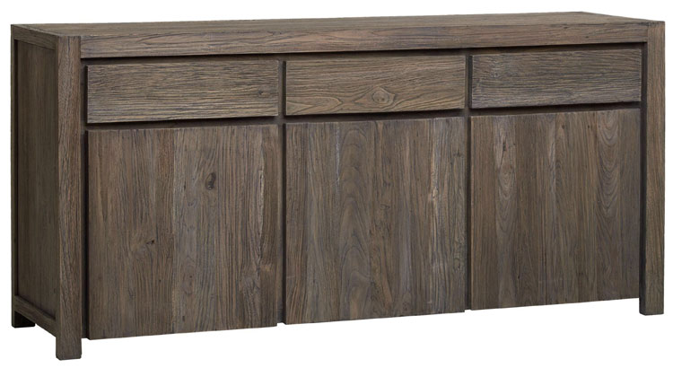 Buffet Drift 3 portes en teck recyclé Buffet Drift 3 portes en teck recyclé