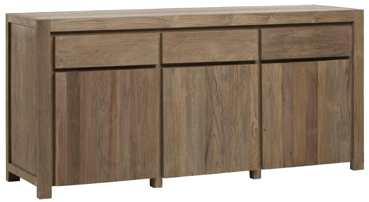 Buffet Drift 3 portes en teck recyclé Buffet Drift 3 portes en teck recyclé