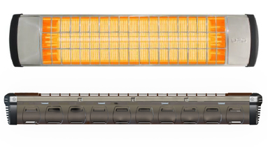 Radiateur infrarouge Inox Sun 1200w