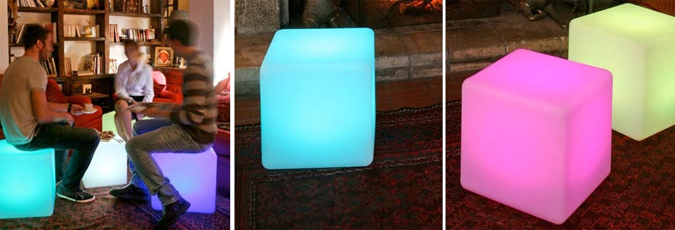 LED Cube INCL. Objet à lumière USB Cube Lumineux | décoration de Jardin  Cube Illumination de la Marque PRECORN