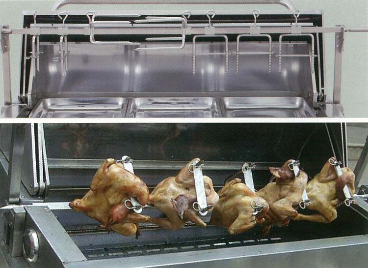 Rotissoire méchoui portable à gaz idéale cuisson poulets