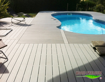 Plage en bois composite Wood Premium