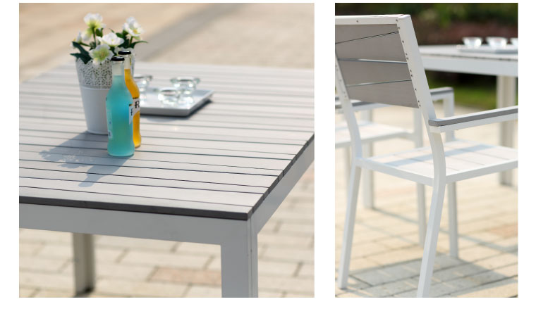 Salon jardin uma table chaise