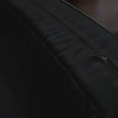 Texture lynco coussins noir
