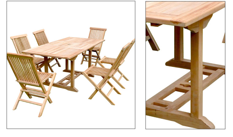 Table rectangulaire teck kopa Table rectangulaire teck kopa
