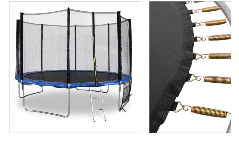 Trampoline filet protection ressorts grand modele